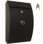 SKRZYNKA NA LISTY POCZTOWA WRZUTNIK 35 x 25 CM DUŻA CZARNA POLSKA