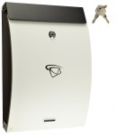 SKRZYNKA NA LISTY 35 x 25 CM DUŻA CZARNO-BIAŁA PL