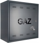 SKRZYNKA GAZOWA METAL 60x60x25 ANTRACYT DRZWICZKI NA KLUCZ POLSKA